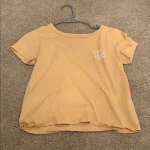 Yellow shirt from Vans